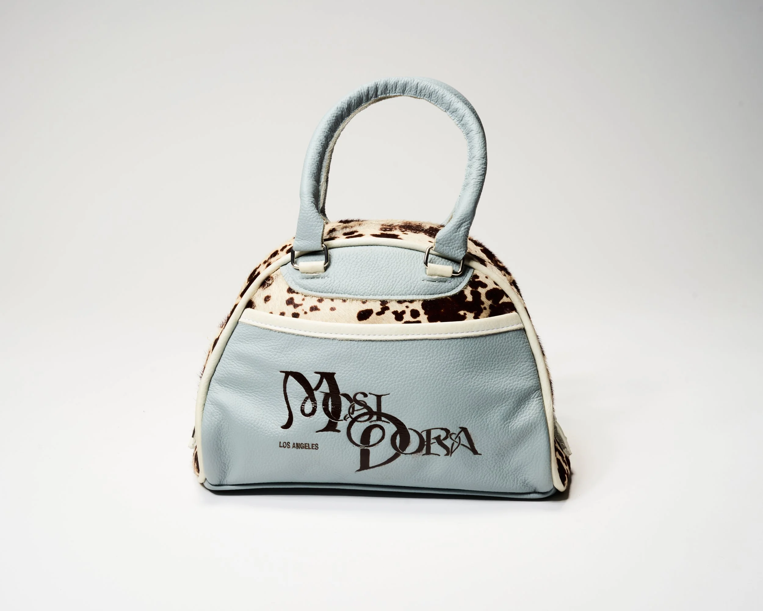 Bowling Bag - Blue / Cow — Musidora